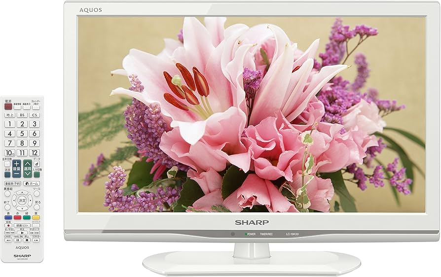 Amazon | シャープ 19V型 ハイビジョン 液晶テレビ ホワイト AQUOS LC