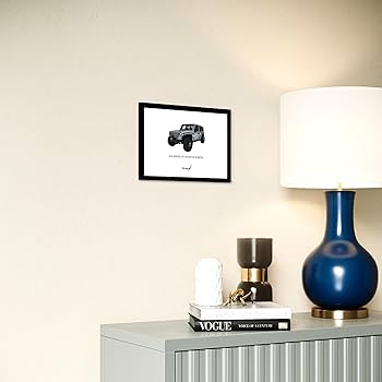 Amazon.co.jp: ポスター ビンテージカーポップアート アメ車 A4額入り