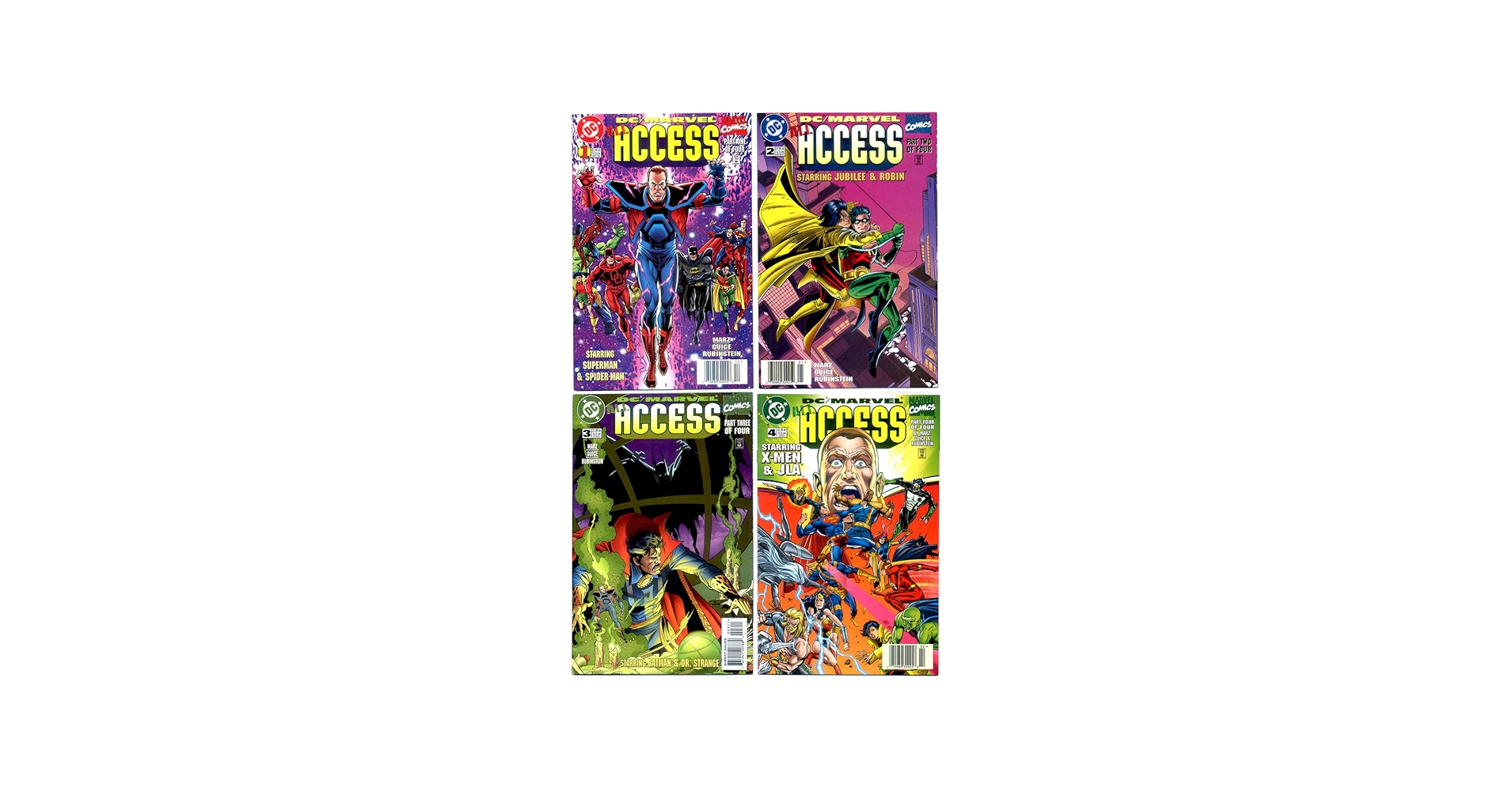 DC/Marvel All Access, No. 1 - 4: Marvel Comics - DC Comics, Marvel