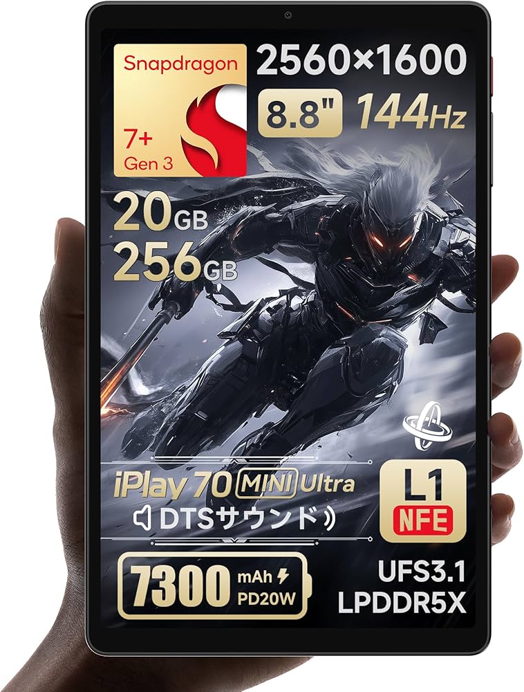 Amazon.co.jp: ALLDOCUBE iPlay 70 mini Ultra 8.8インチタブレット