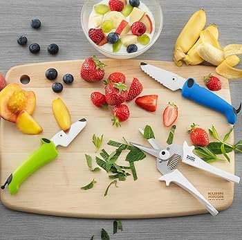 Amazon.com: Kuhn Rikon Kinderkitchen® Kids Chef Knife Set With