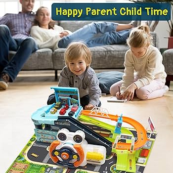 Fistone Kids Race Tracks for Boys Car Adventure Toys, Car Tracks