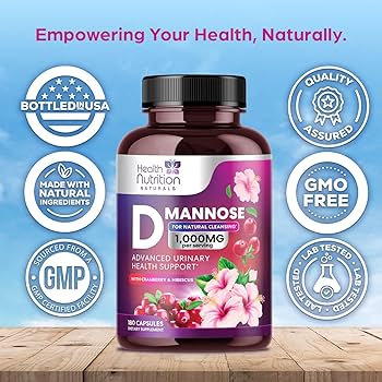 Amazon.com: D-Mannose Supplement 1,000mg - with Cranberry