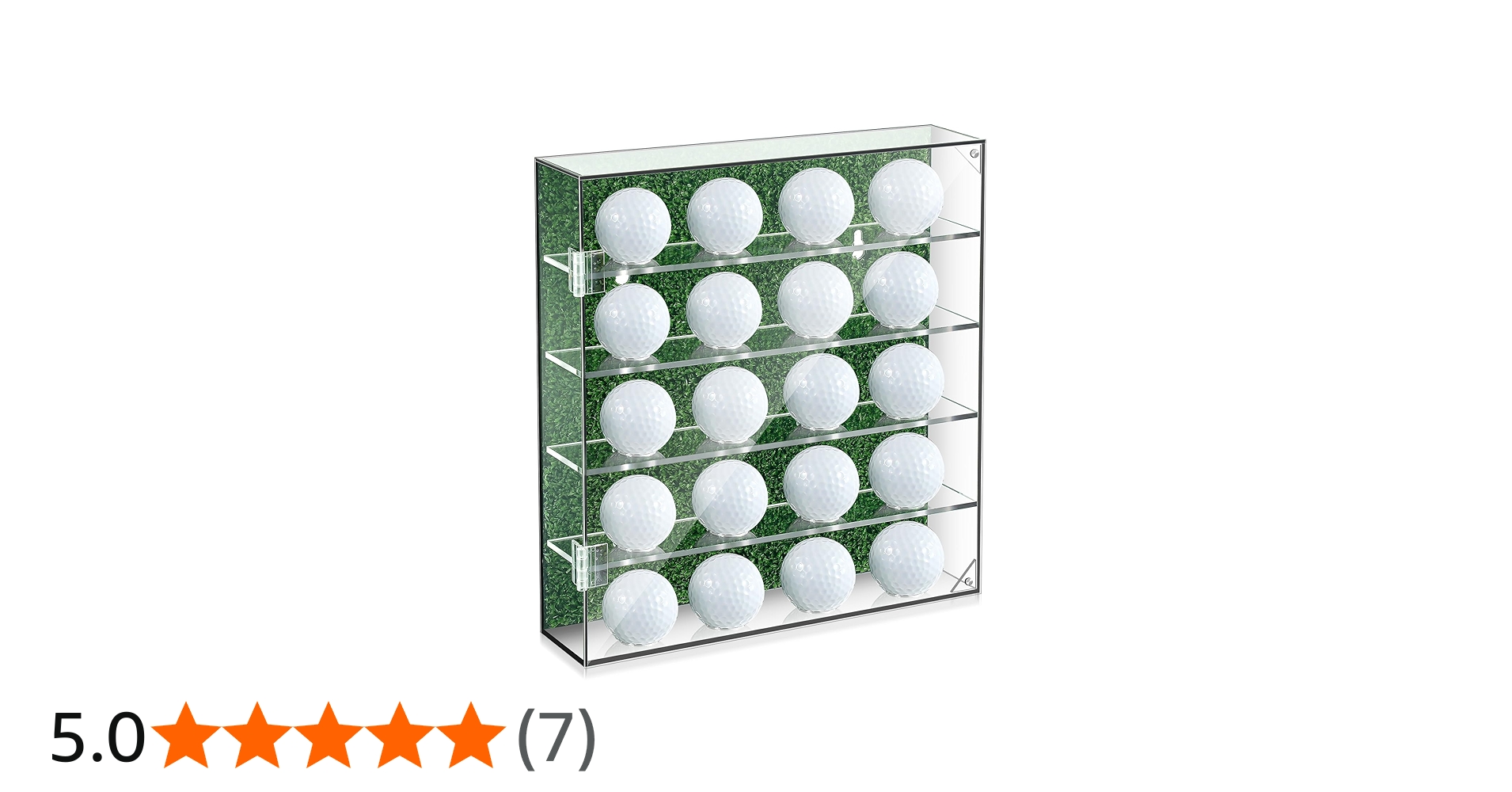 Amazon | Memorywuu ゴルフボールディスプレイケース 壁マウント 20
