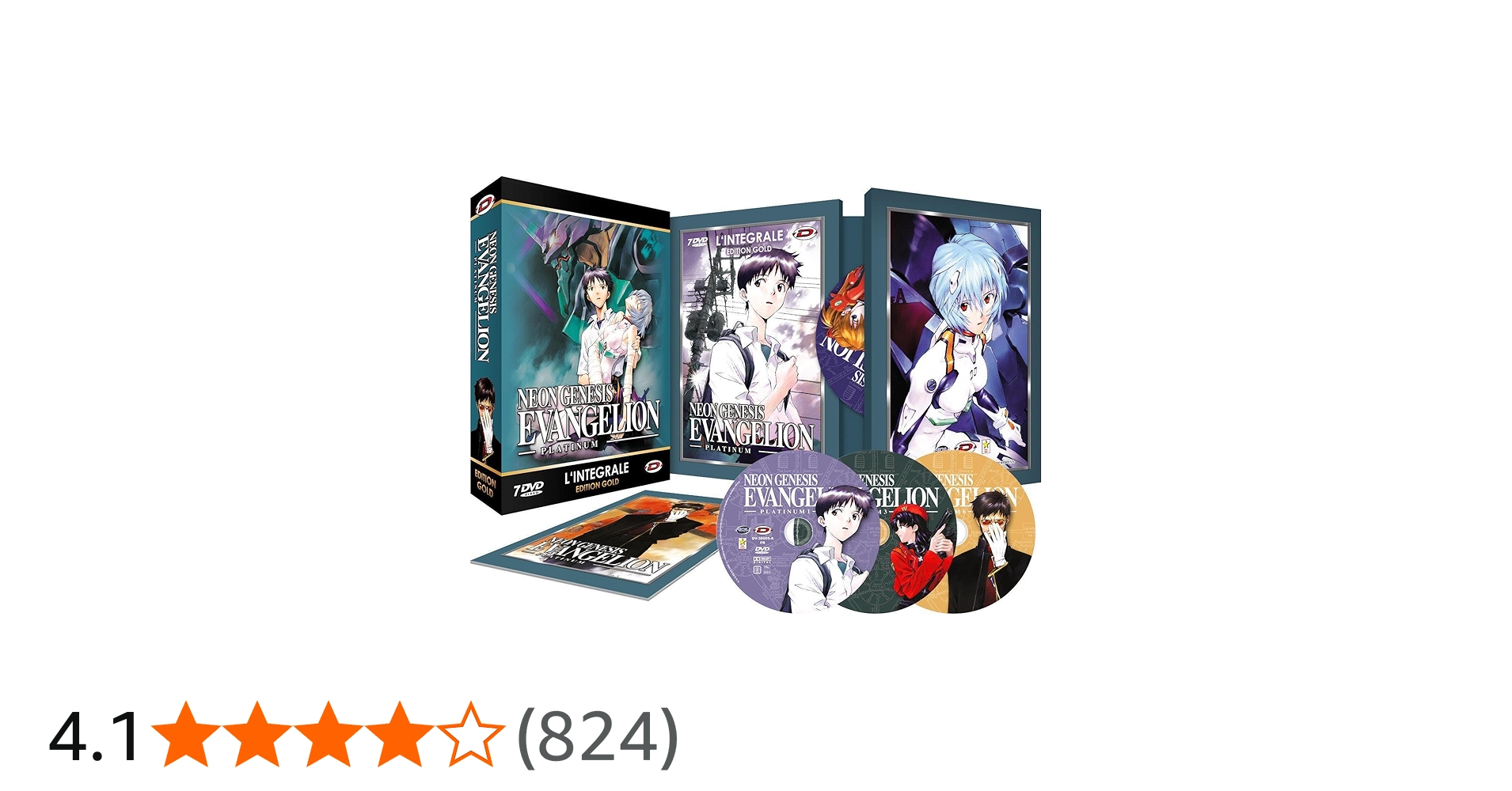 Evangelion (Neon Genesis) - Intégrale (Platinum) - Edition Gold (7