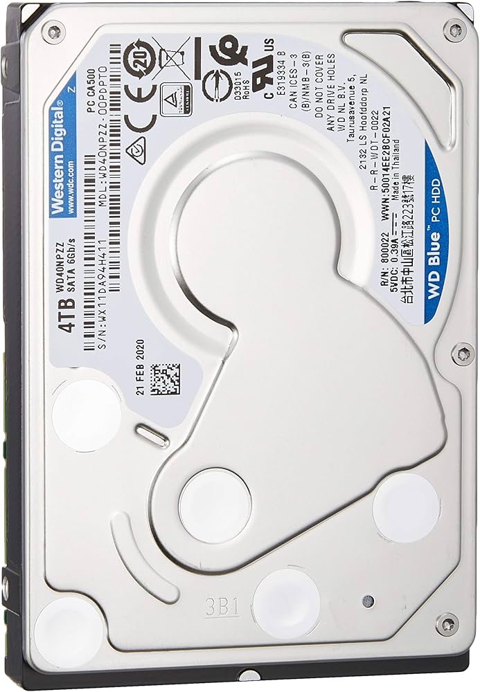 Amazon | Western Digital HDD 4TB WD Blue PC 2.5インチ 内蔵HDD