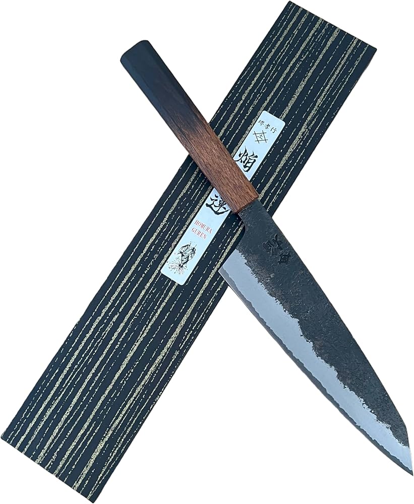Amazon | 牛刀(225㎜) 焔 紅蓮 Homura Guren | 堺孝行 | 牛刀包丁 通販
