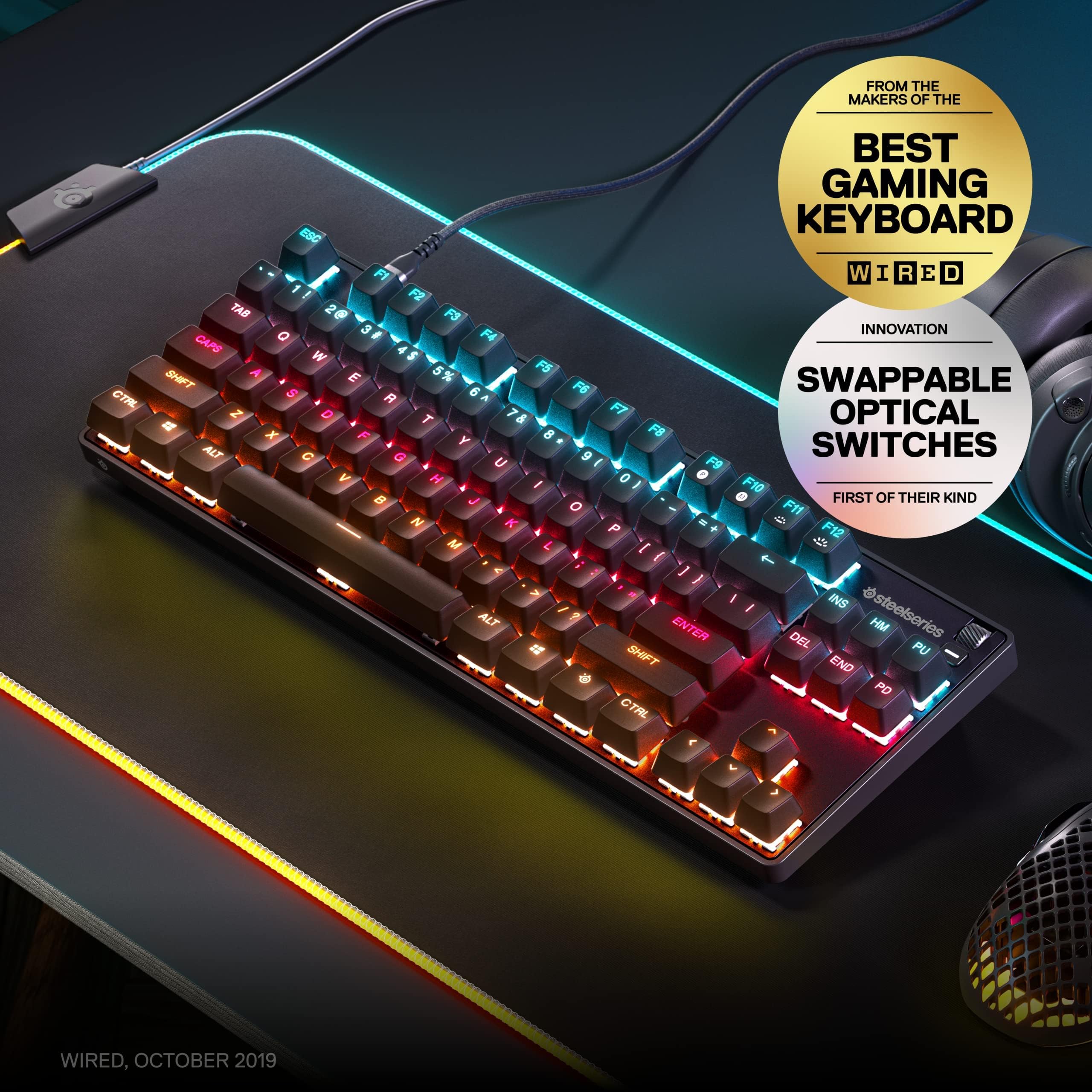 Amazon.com: SteelSeries Apex 9 TKL - Mechanical Gaming Keyboard