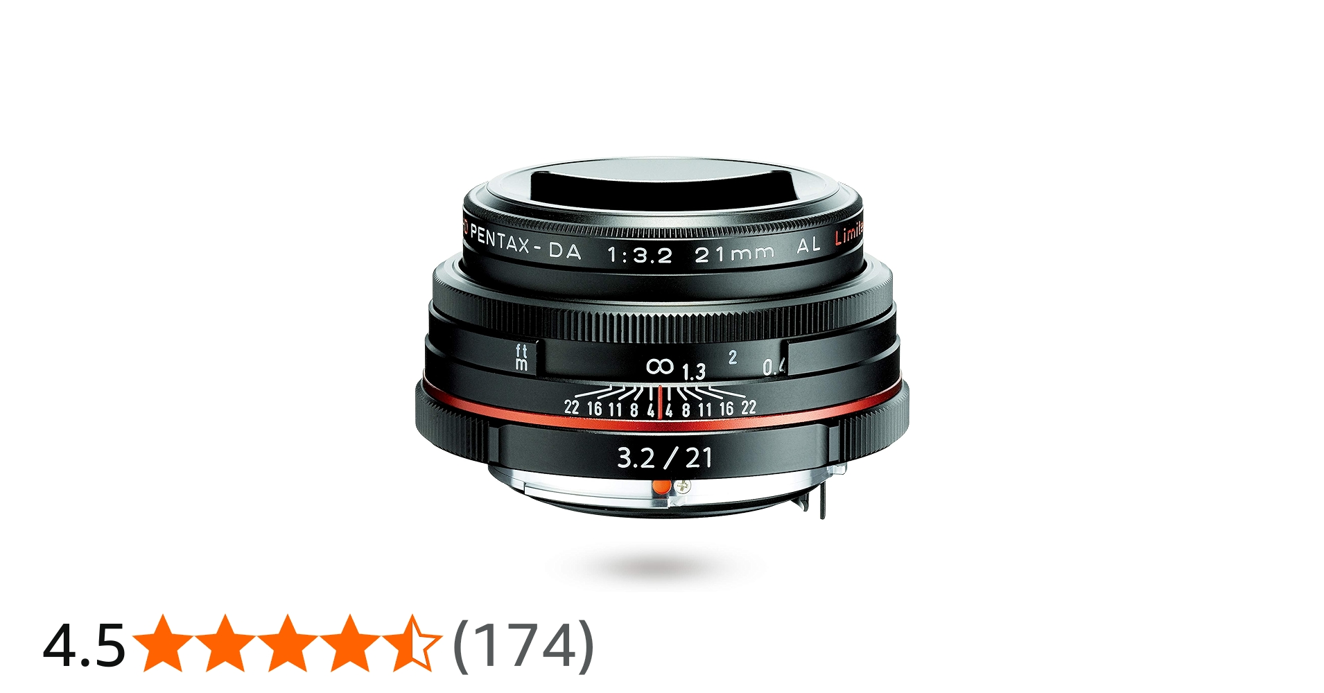 Amazon | ペンタックス HD PENTAX-DA 21mmF3.2AL Limited ブラック