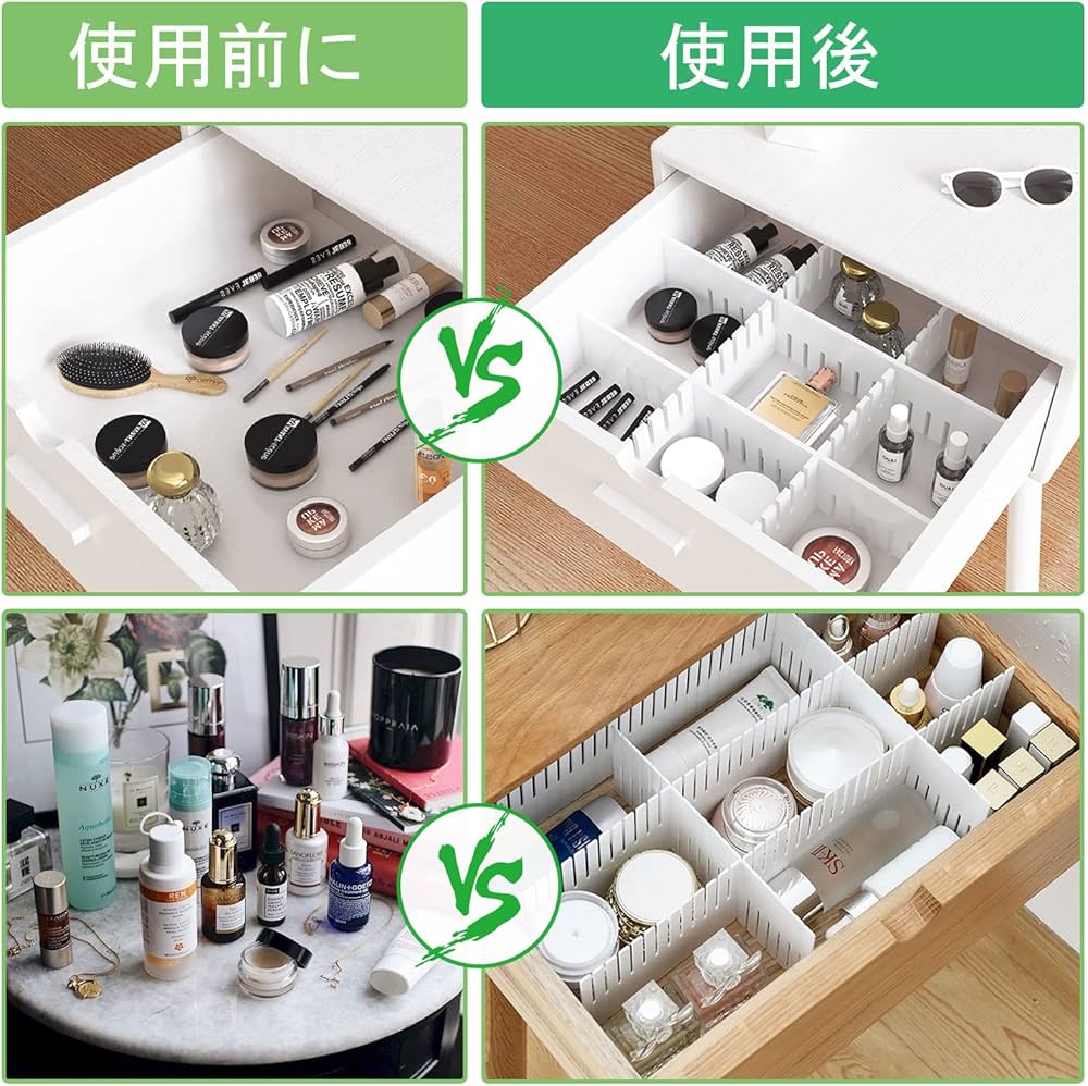 Amazon｜RILIHII 【20枚組】仕切り板 引き出し仕切り収納収納ボックス