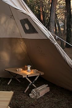 Amazon | S'more(スモア) Woodi Roll Table キャンプ テーブル ウッド