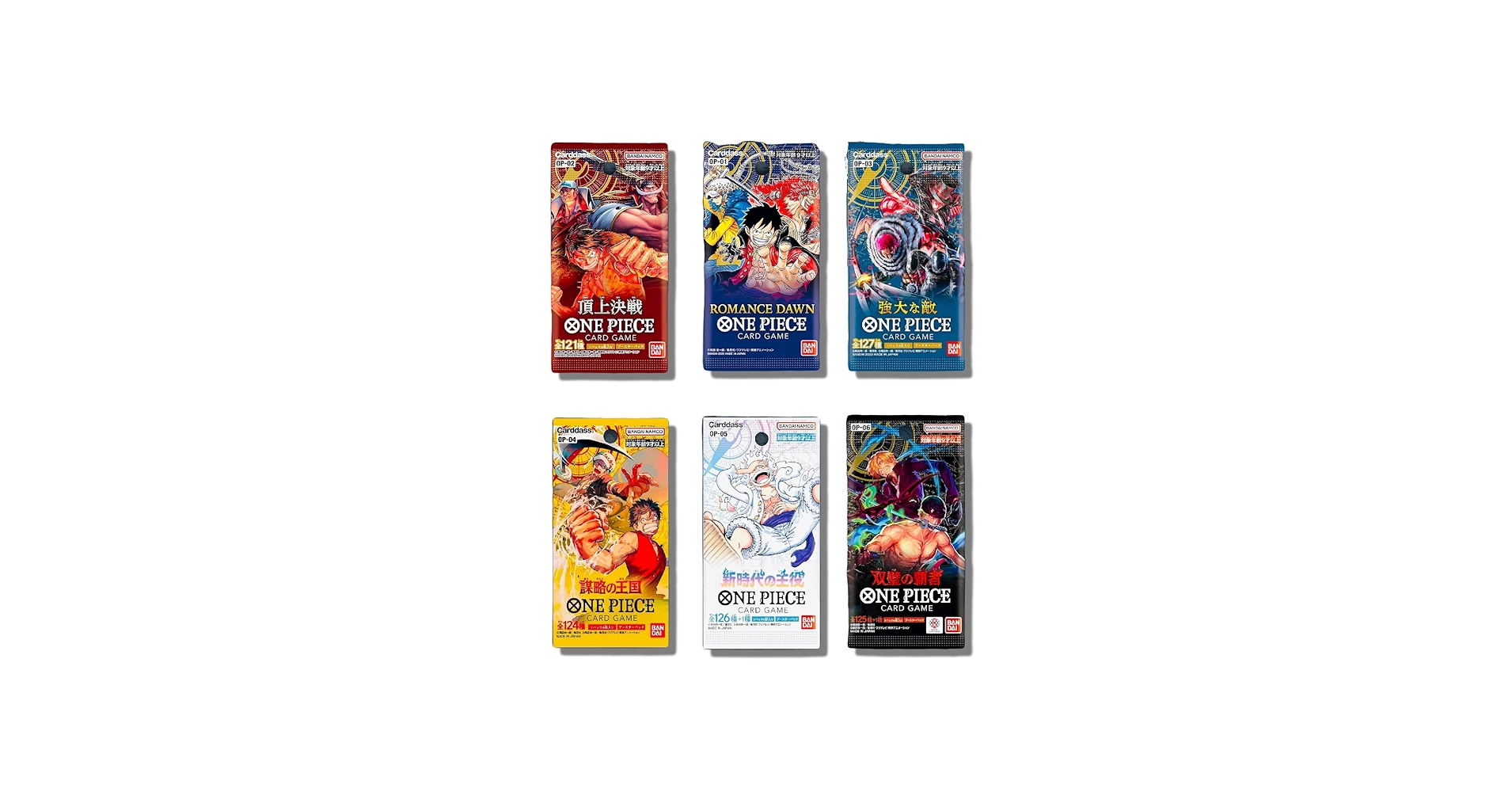 Amazon.com: One Piece Cards (6 Sealed Packs) Potential Mystery