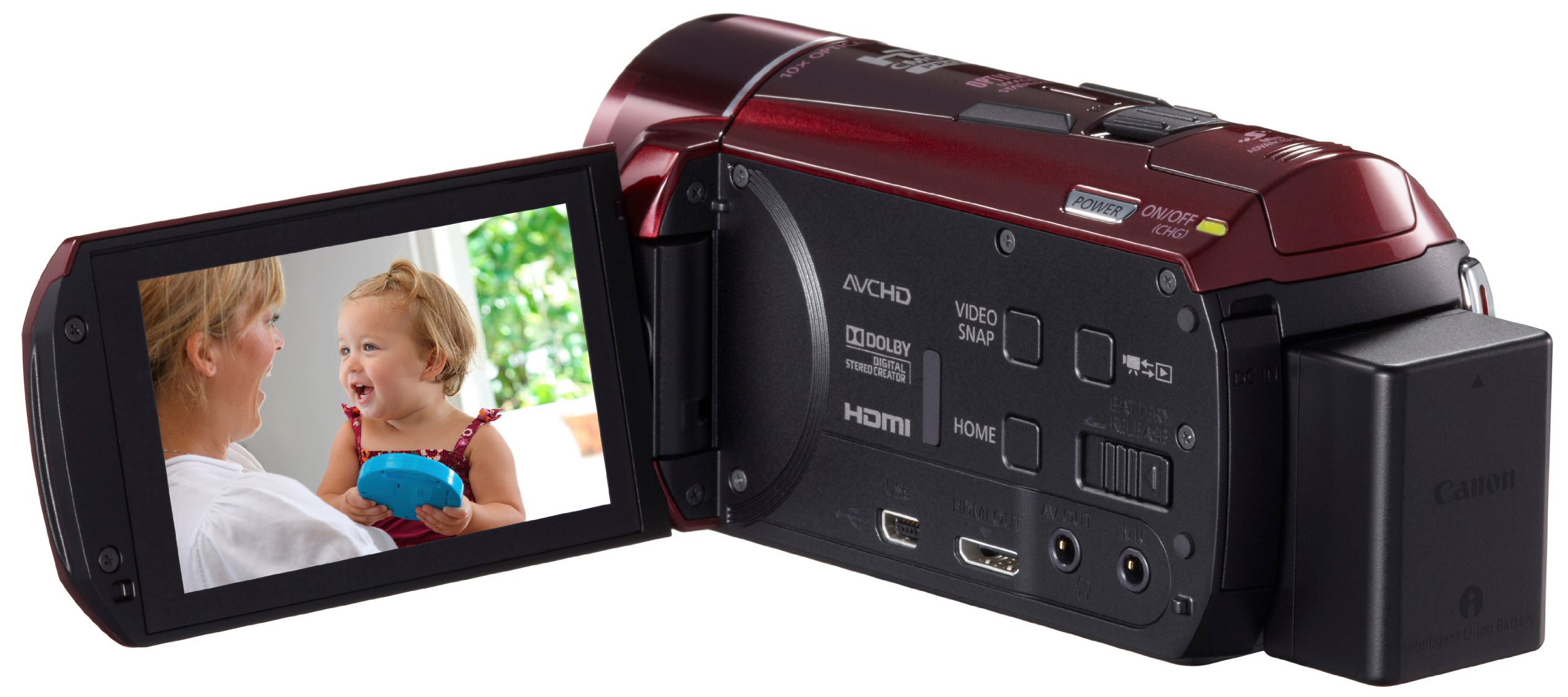 Amazon.co.jp: Canon Digital Video Camera iVIS HF M51 Red 10x