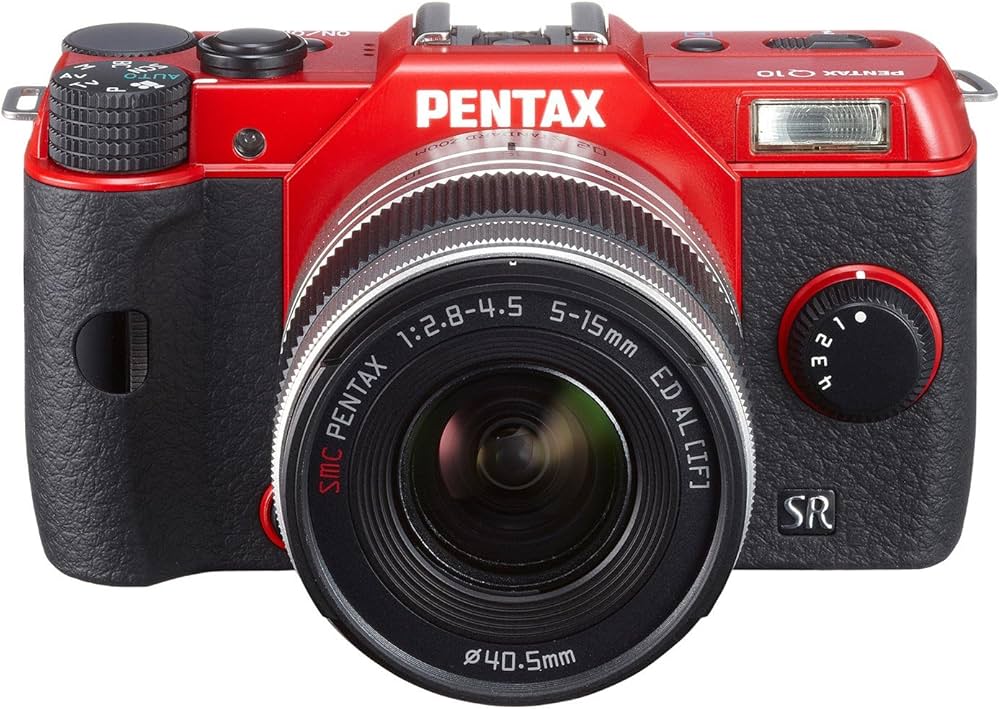 Amazon | Pentax Q10 12.4MP with 02 zoom lens kit (Red) (輸入品
