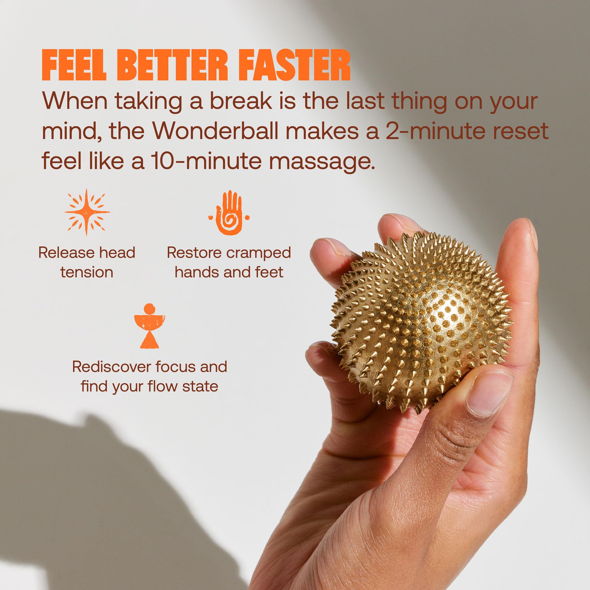 Amazon.com: ShaktiMat Wonderball Acupressure Massage Ball, Cast in
