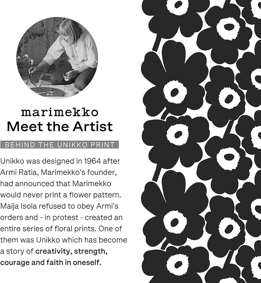 Amazon.com | MARIMEKKO Oiva Unikko Large Mug — Refine Your Kitchen