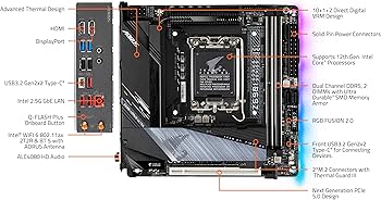 Amazon | GIGABYTE Z690I AORUS ULTRA Rev. 1.0 マザーボード Mini-ITX