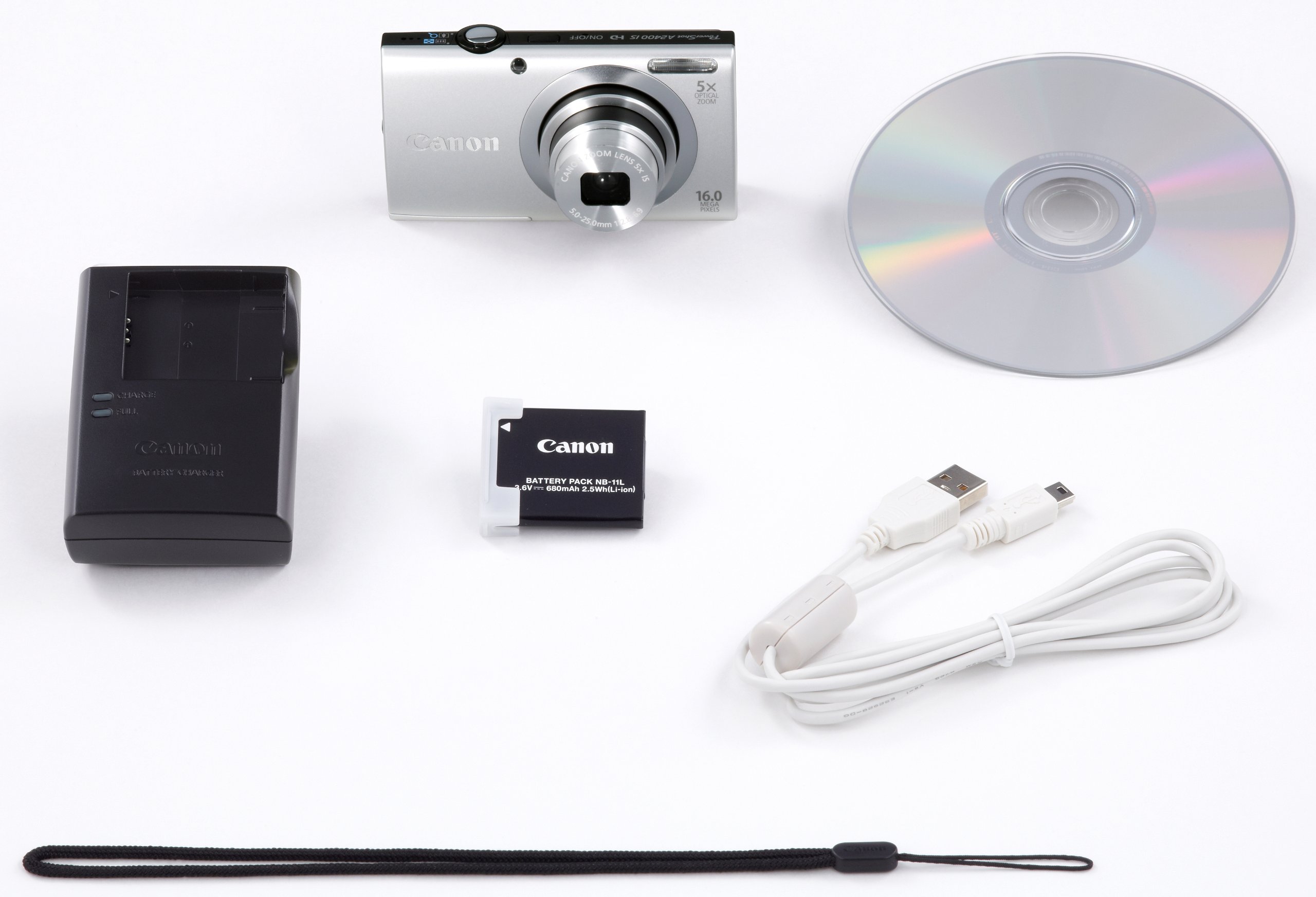 Amazon | Canon デジタルカメラ PowerShot A2400IS シルバー 1600万