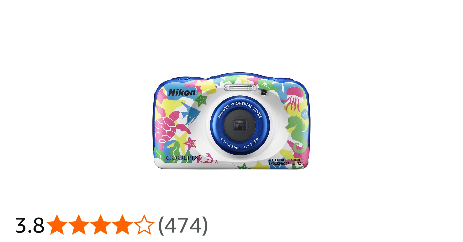 Amazon | Nikon デジタルカメラ COOLPIX W100 防水 W100MR