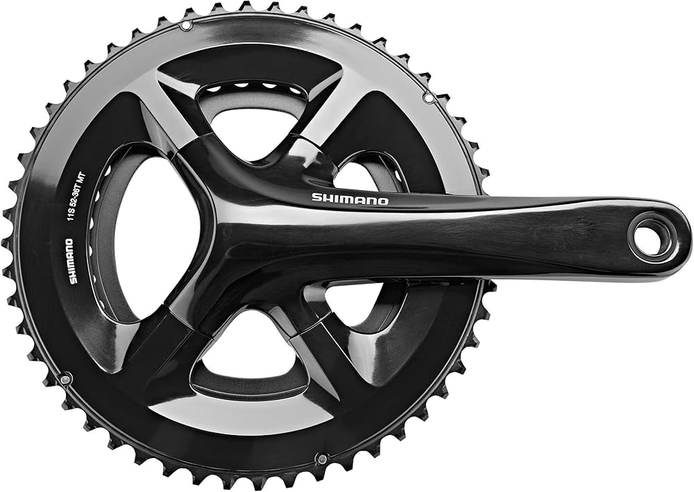 Amazon.com : SHIMANO Road FC-RS510 Crank Set 2x11 52/36 black