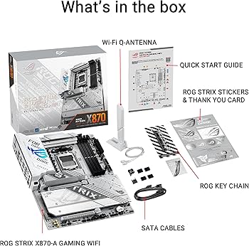 Amazon.com: ASUS ROG Strix X870-A Gaming WiFi AMD AM5 X870 ATX