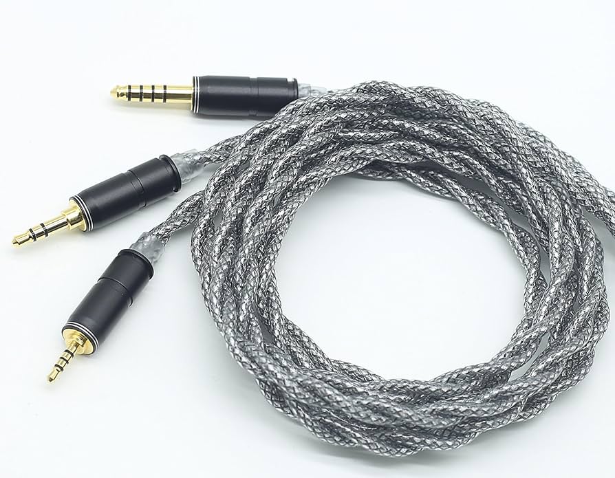 Amazon | 【JSHiFi-Mercury】2pin4.4mmリケーブル 単結晶銅銀メッキと