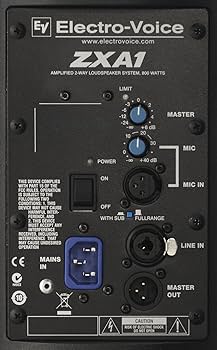 Electro-Voice Alto-falante ZXA1-90 Powered PA preto, ZXA1-90B
