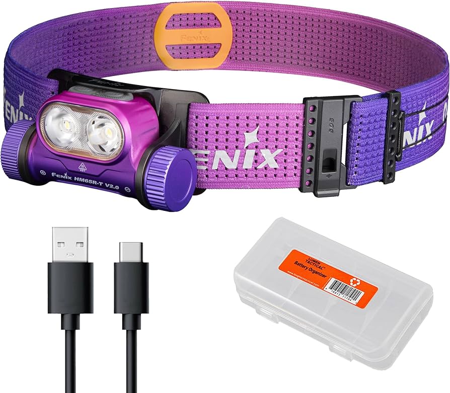 Amazon.com : Fenix HM65R-T V2.0 Running Headlamp, 1600 Lumen White