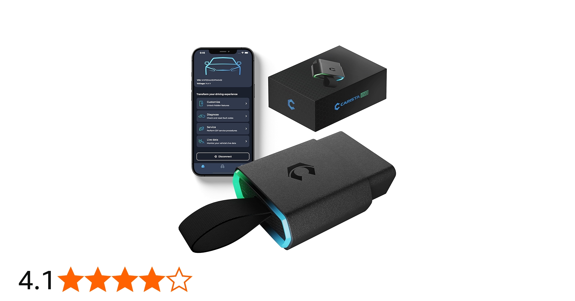 Amazon.co.jp: CARISTA EVO Bluetooth アダプタ - OBD2 診断機