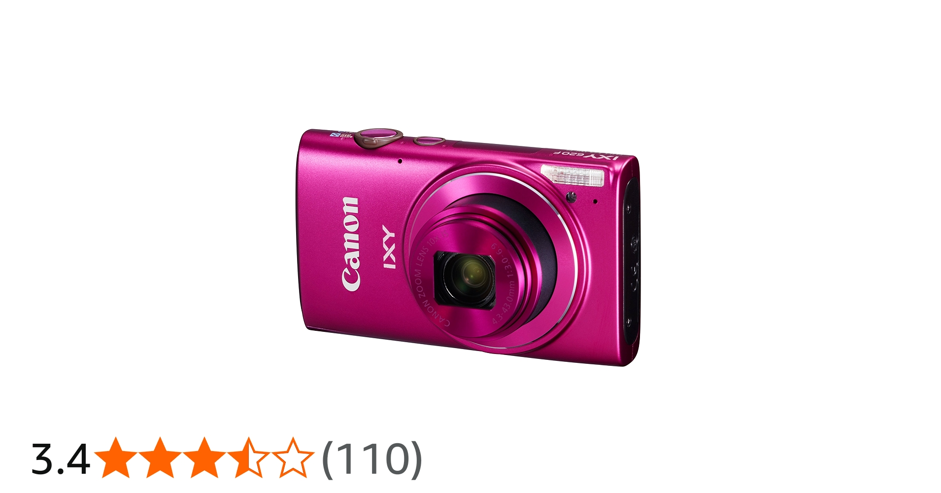 Amazon | Canon デジタルカメラ IXY 620F(ピンク) 広角24mm 光学10倍