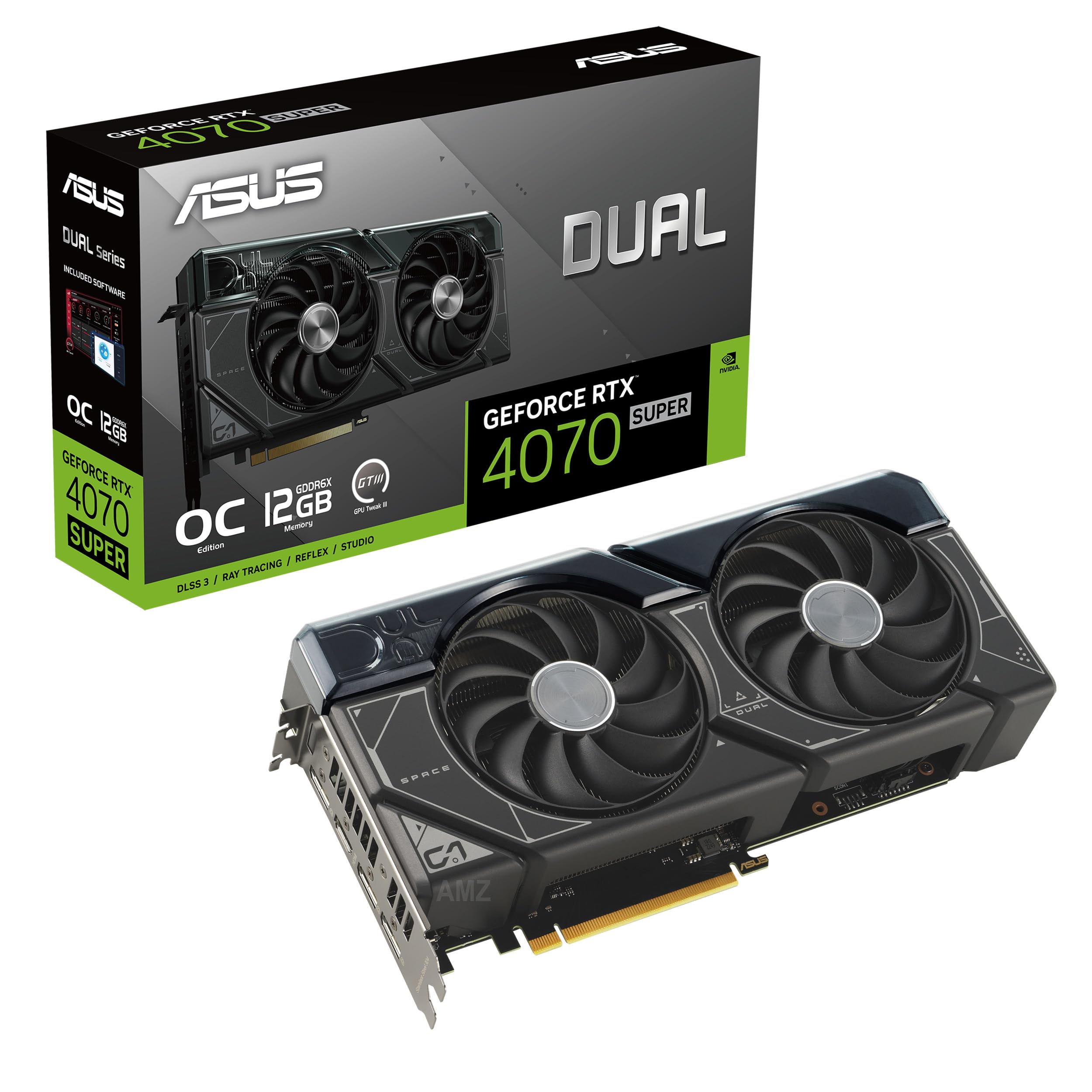 Amazon | ASUS Dual GeForce RTX 4070 Super OC Edition グラフィック