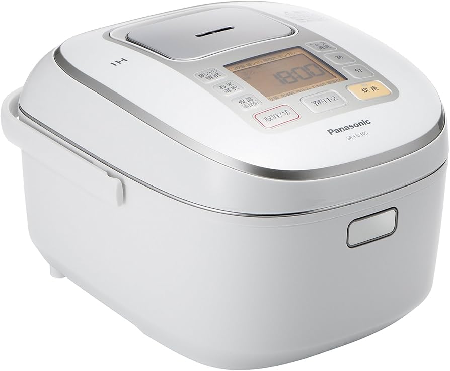 Amazon | パナソニック 5.5合 炊飯器 IH式 ホワイト SR-HB105-W