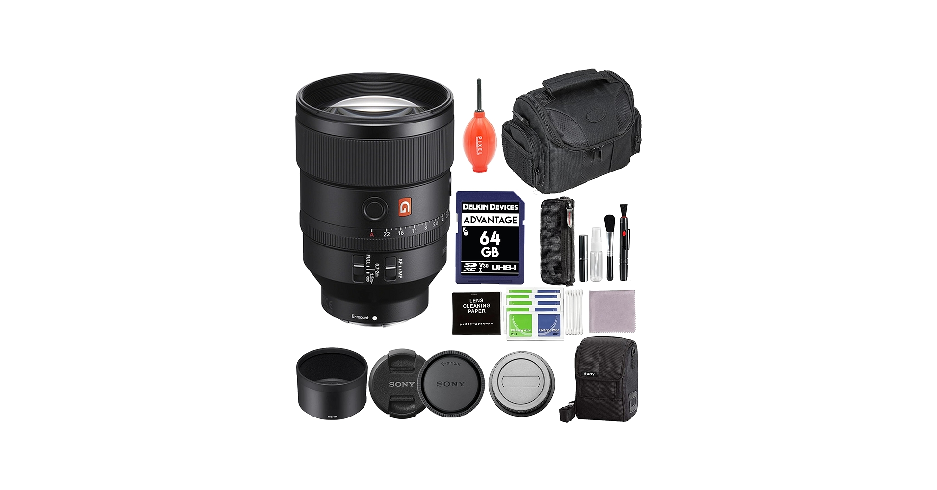 Amazon.com : Sony FE 135mm F1.8 GM (SEL135F18GM) Lens Bundle with