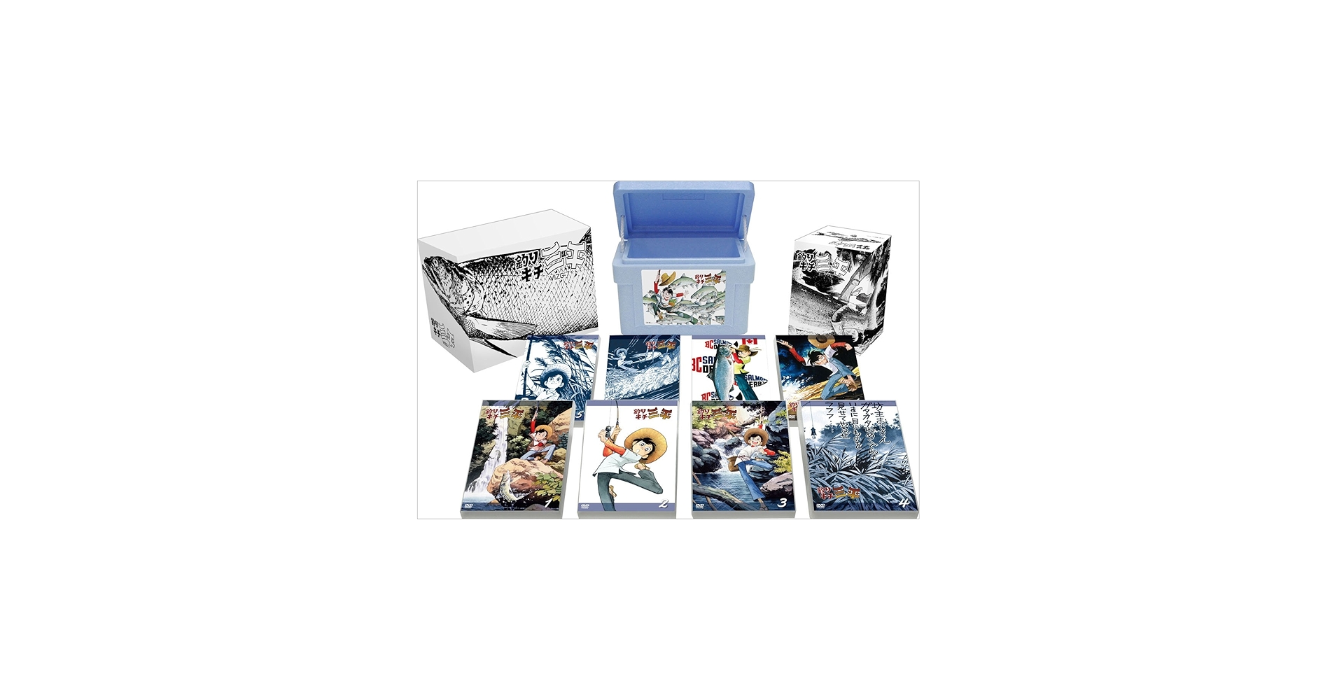 Amazon.co.jp: クーラーBOX入り アニメ「釣りキチ三平」完全保存版DVD