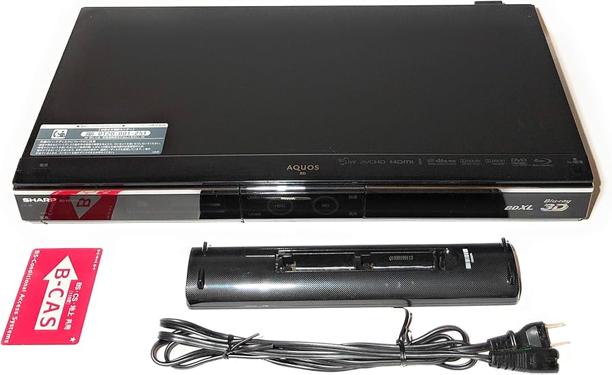 Amazon | シャープ 500GB 2チューナー ブルーレイレコーダー AQUOS BD