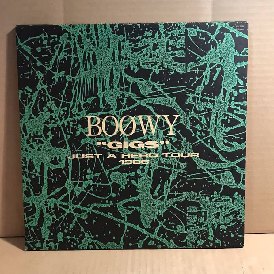 Amazon.co.jp: BOOWY 氷室京介 布袋寅泰 GIGS JUST a HERO TOUR LP