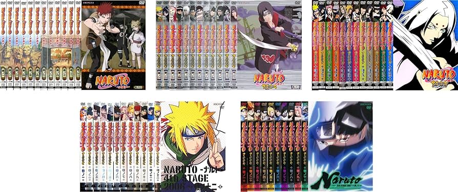 Amazon.co.jp: NARUTO ナルト 少年篇 1st 全12巻 + 2nd 全12巻 + 3rd
