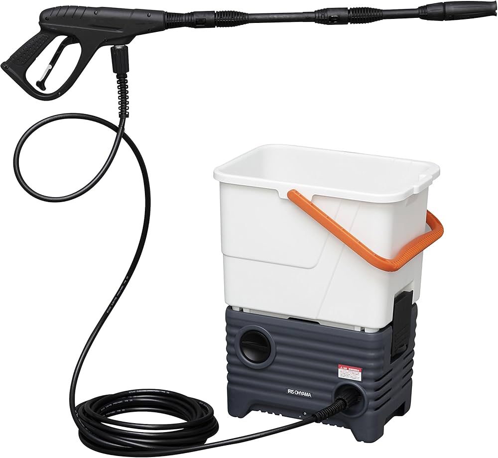 Amazon | アイリスオーヤマ タンク式高圧洗浄機 ホワイト/グレー SBT