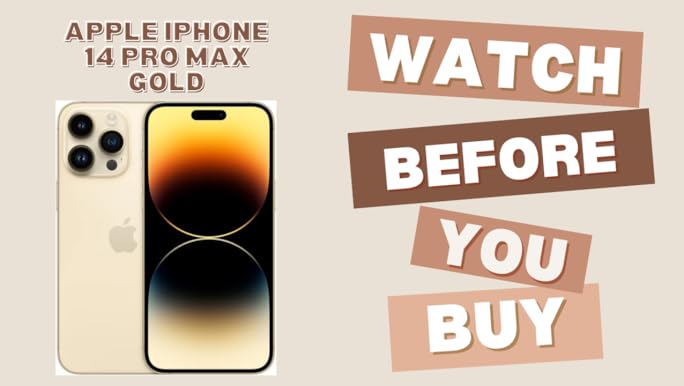 Amazon.com: Apple iPhone 14 Pro Max, 256GB, Gold - Unlocked