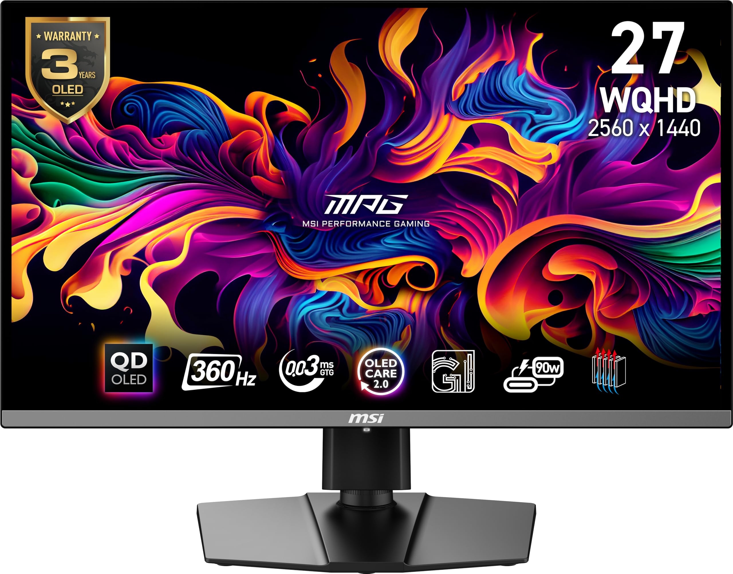 Amazon.co.jp: MSI MPG 271QRX QD-OLED, 27 OLED Gaming Monitor, 2560