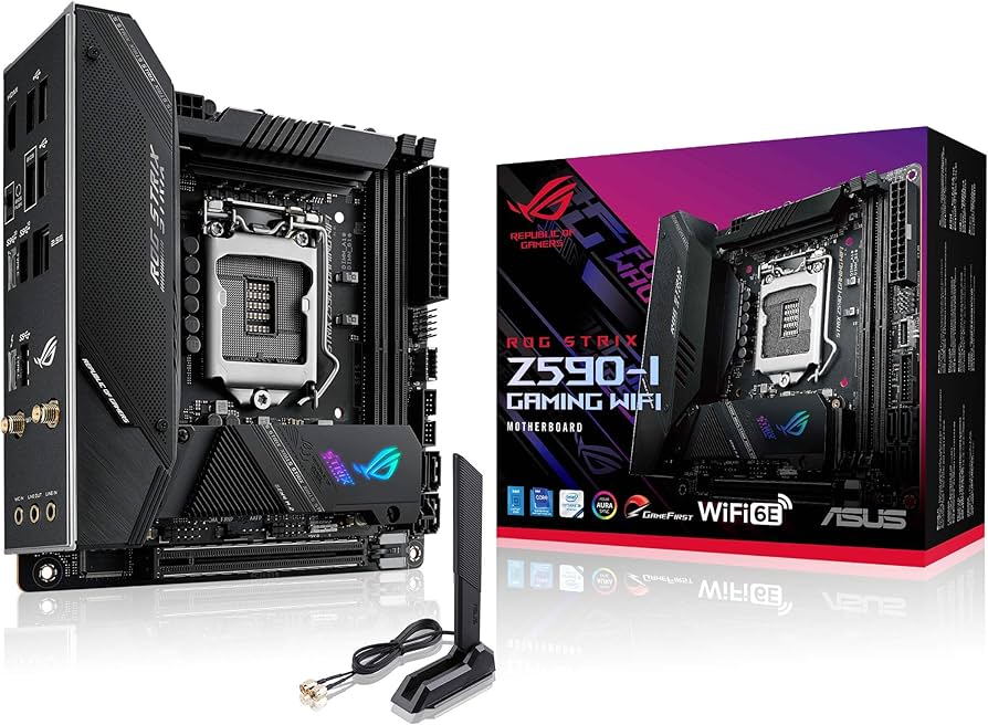 ROG Strix Z590-I Gaming WiFi 6E LGA 1200 (Intel® 11th/10th Gen
