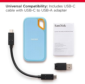 Amazon.com: SanDisk 4TB Extreme Portable SSD - Up to 1050MB/s, USB