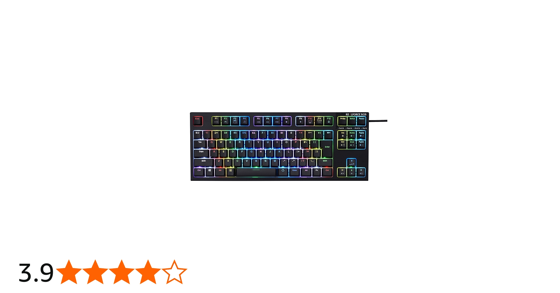 Amazon.co.jp: 東プレ REALFORCE RGB TKL R2TLA-JP4G-BK 日本語配列 PC