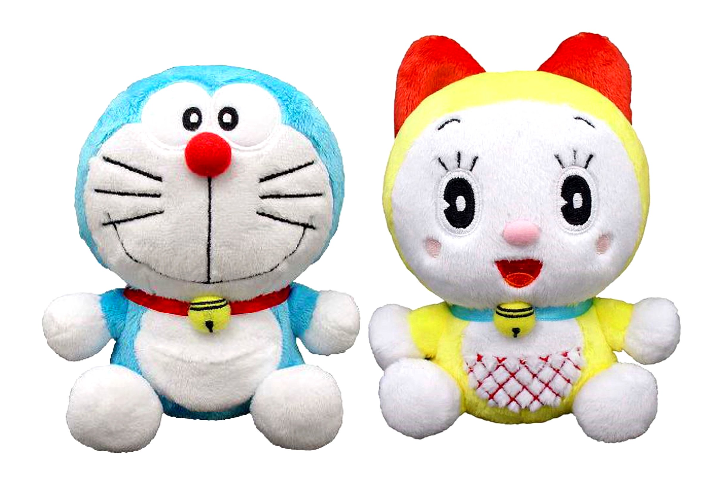 Amazon.co.jp: ドラえもん＆ドラミちゃん(S) ぬいぐるみ 2種セット 高