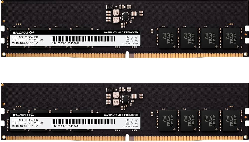 Amazon.co.jp: TEAMGROUP Elite DDR5 16GB キット (2x8GB) 5600Mhz PC5