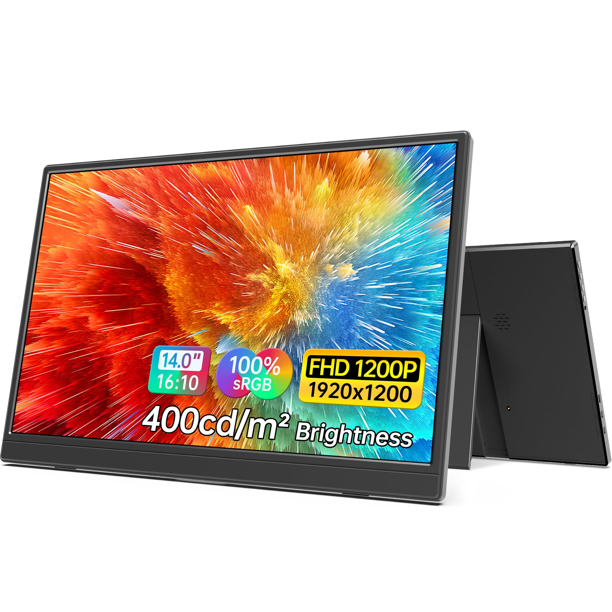 Amazon.co.jp: MNN ポータブルモニター 14インチ FHD 1920 * 1200P USB