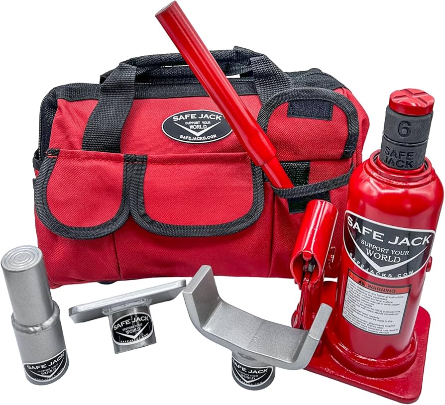 Safe Jack 6 ton Starter Bottle Jack Recovery Kit - 37M-BB8, Floor