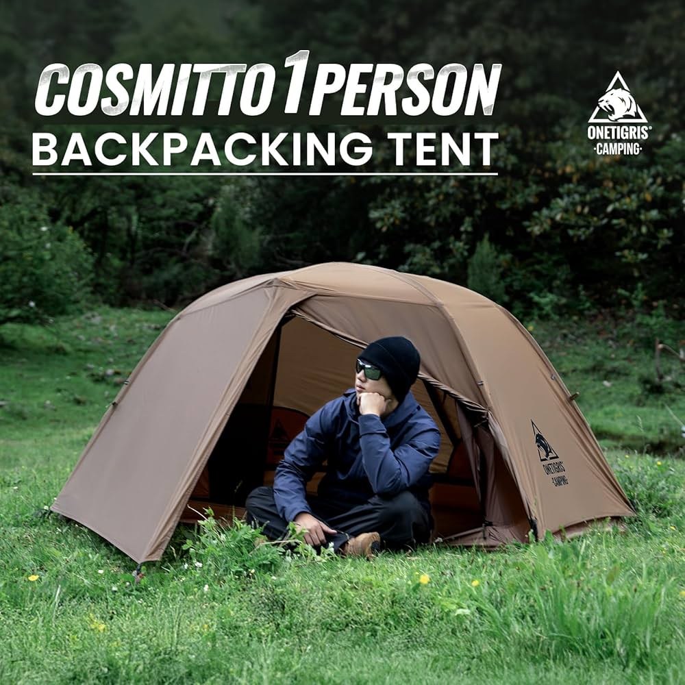 Amazon.com : OneTigris COSMITTO 2.0 1P/2P Person Backpacking Tent