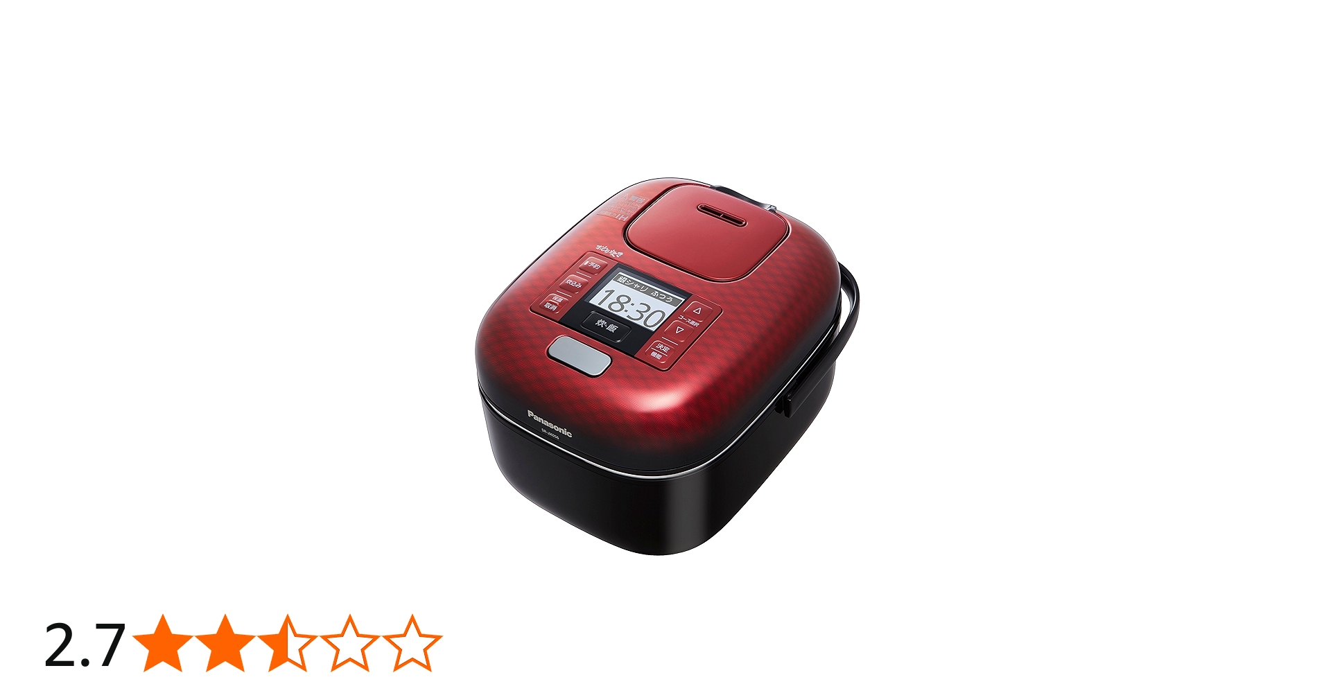 Amazon | パナソニック 3合 炊飯器 圧力IH式 おどり炊き 豊穣ブラック
