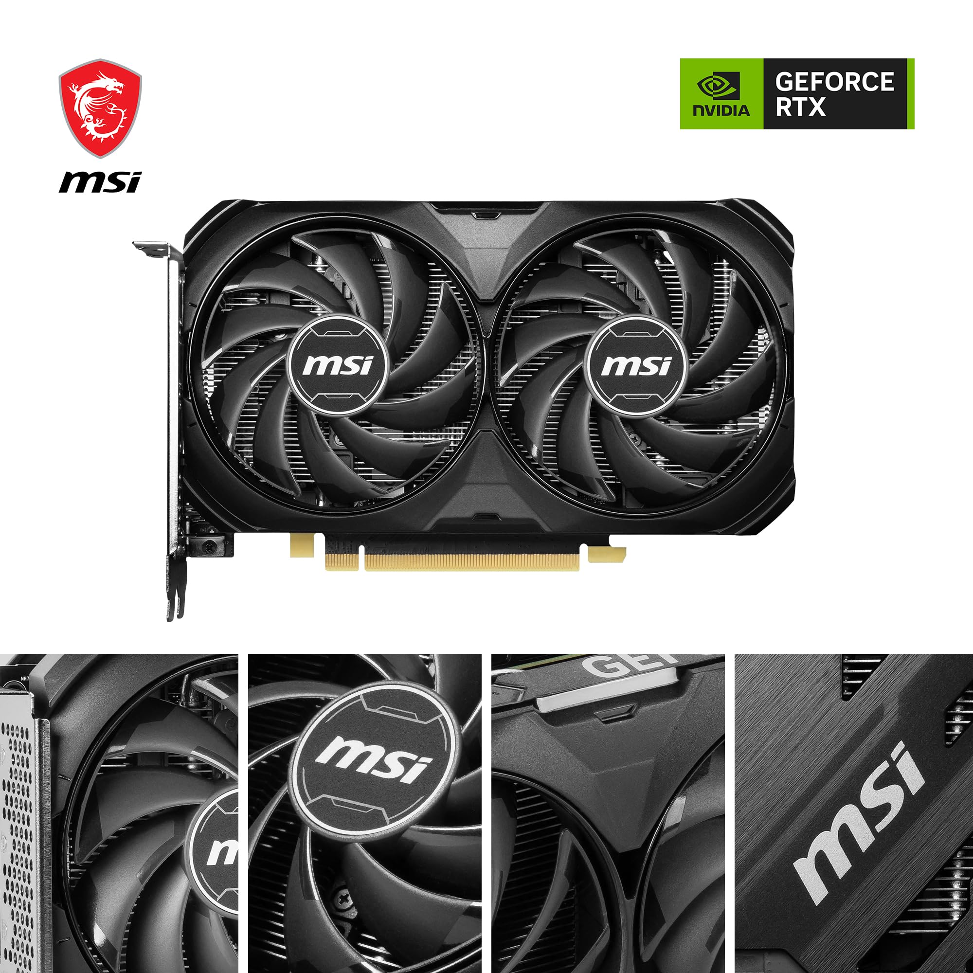 Amazon | MSI Geforce RTX 4060 Ti Ventus 2X ブラック 8G Oc